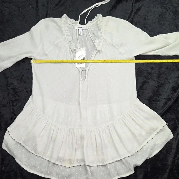 William Rast Ruffle Blouse - Picture 4 of 9